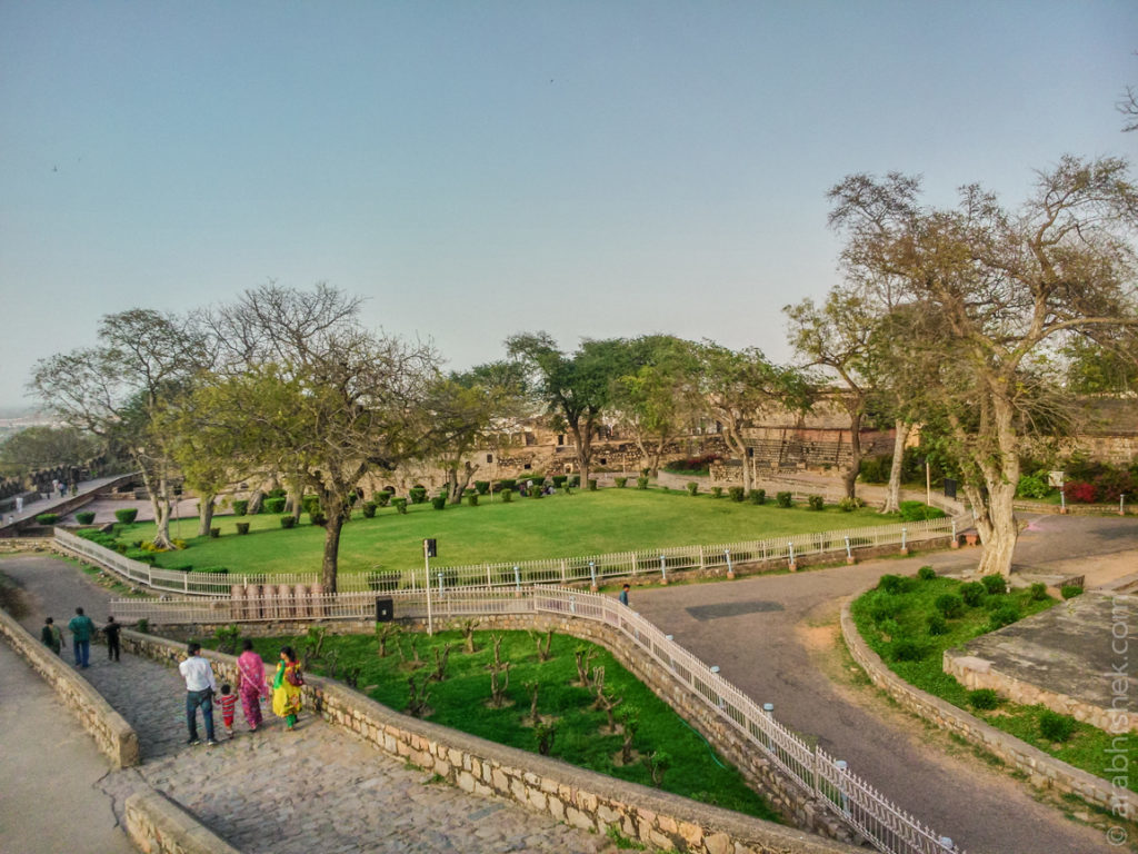 open area inside Jhansi Fort